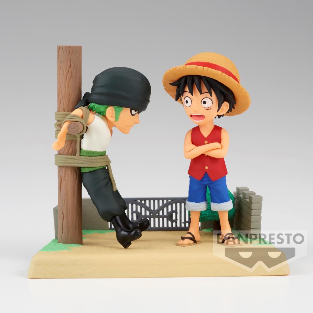 ONE PIECE - Luffy & Zoro - Figure WCF-Log Stories 7cm
