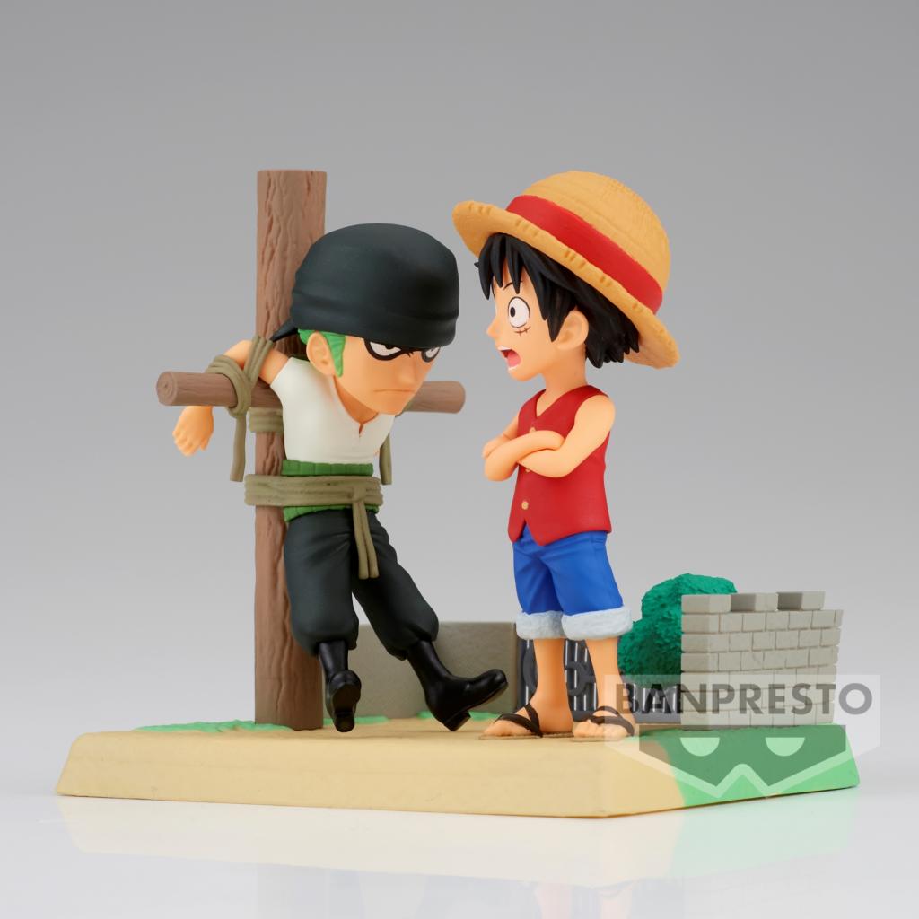 ONE PIECE - Luffy & Zoro - Figure WCF-Log Stories 7cm