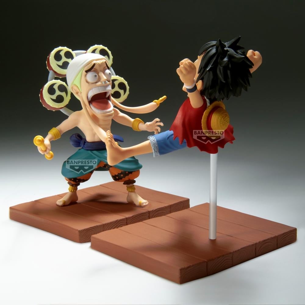 ONE PIECE - Luffy & Enel - Figure WCF-Log Stories 7cm