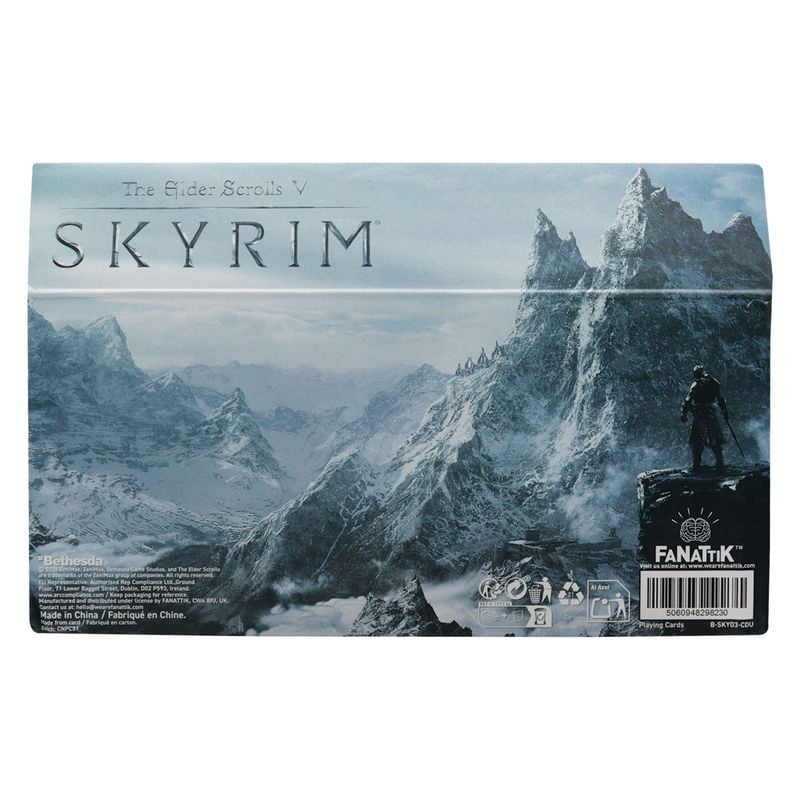 THE ELDER SCROLLS V SKYRIM - Playing Cards CDU Containing 12 Packs