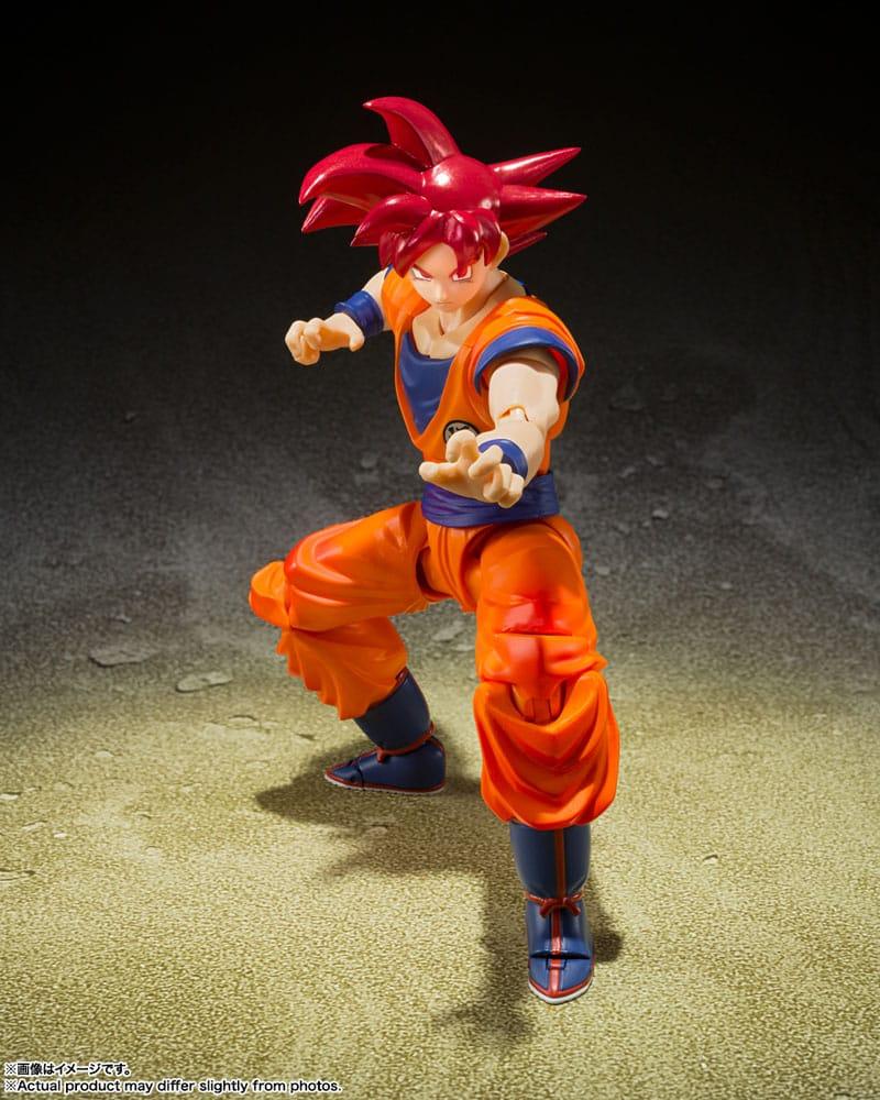 DRAGON BALL SUPER - SSG Goku God of Virtue - Fig. S.H. Figuarts 14cm