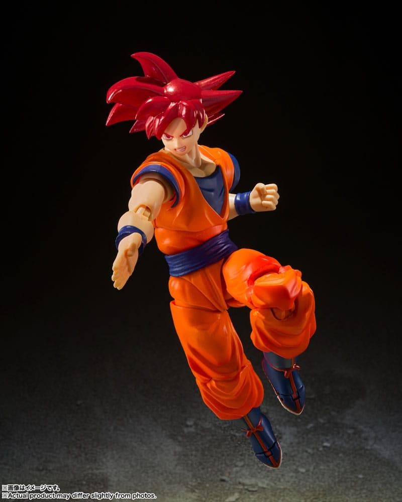 DRAGON BALL SUPER - SSG Goku God of Virtue - Fig. S.H. Figuarts 14cm