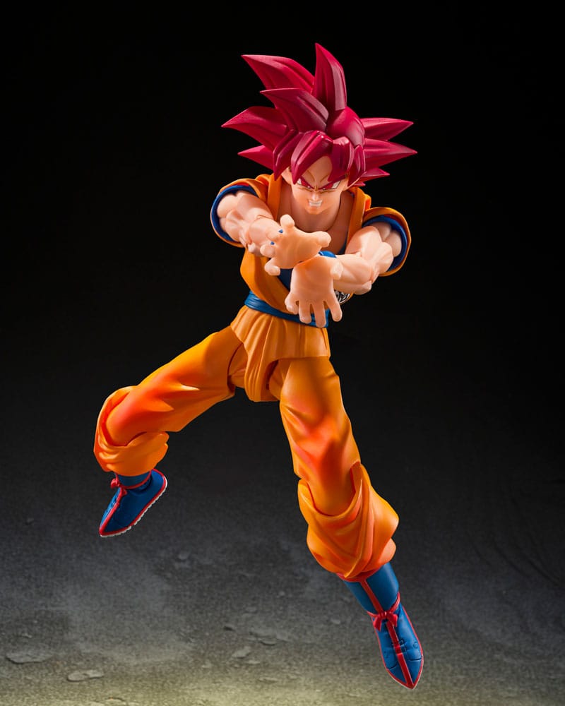 DRAGON BALL SUPER - SSG Son Goku "God Aura" - Fig. S.H. Figuarts 15cm