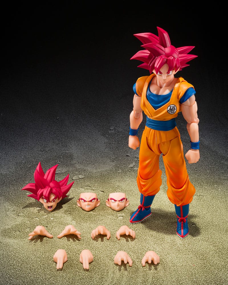 DRAGON BALL SUPER - SSG Son Goku "God Aura" - Fig. S.H. Figuarts 15cm