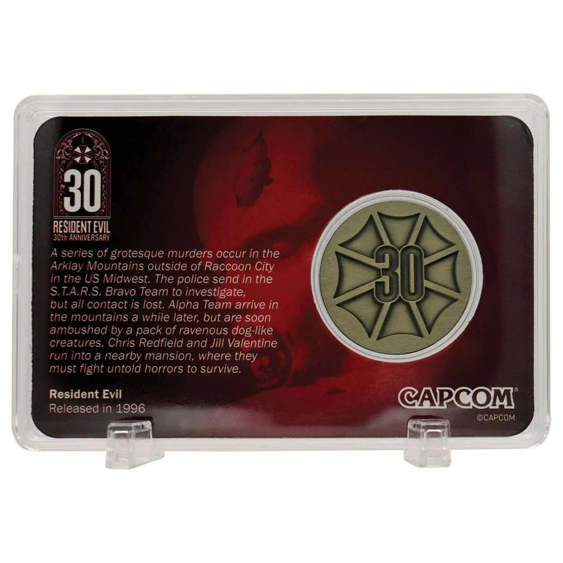 RESIDENT EVIL - 30th Anniversary - Limited Edition Coin -Antique Brass