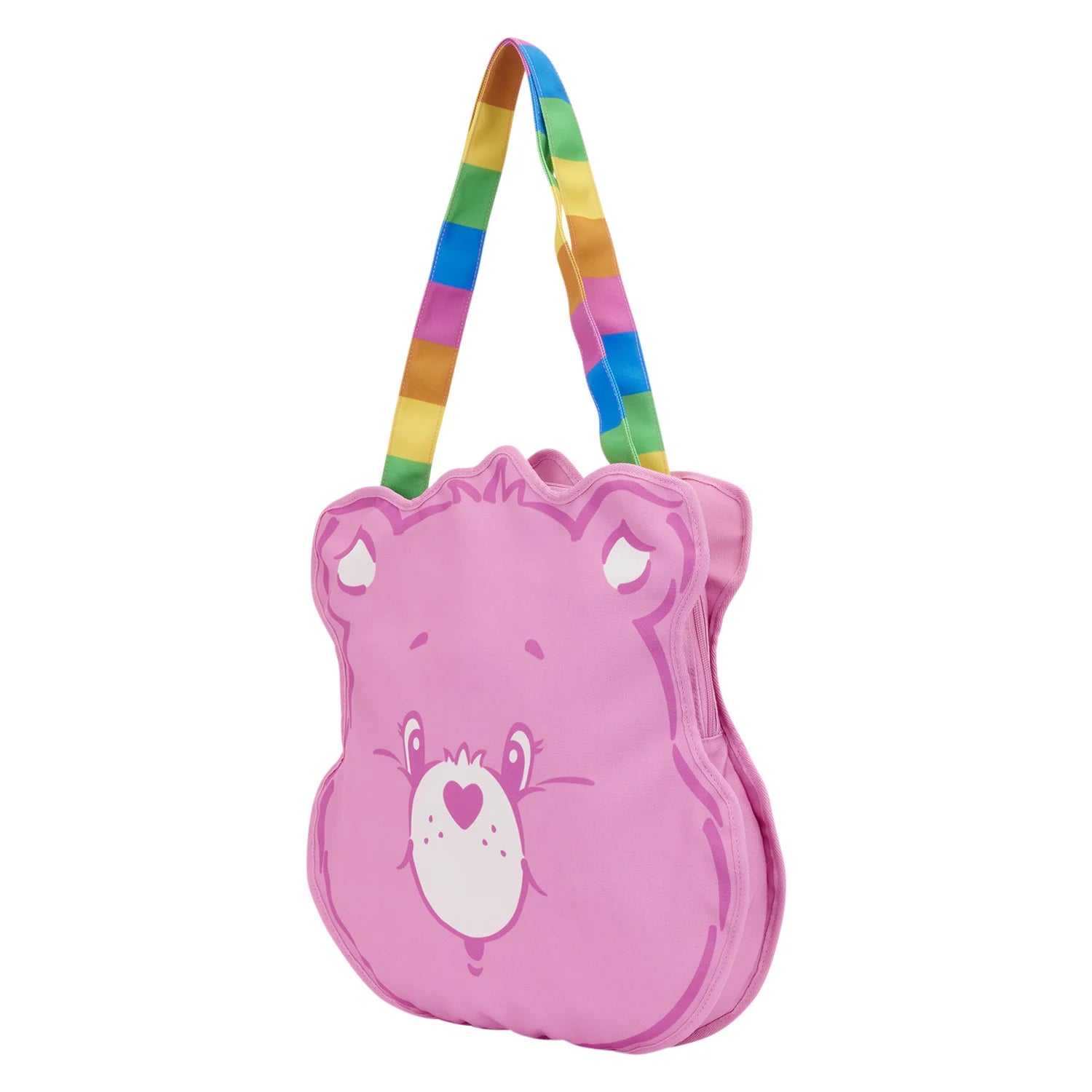 CARE BEARS - Cheer bear - Large Canvas Tote Bag LoungeFly