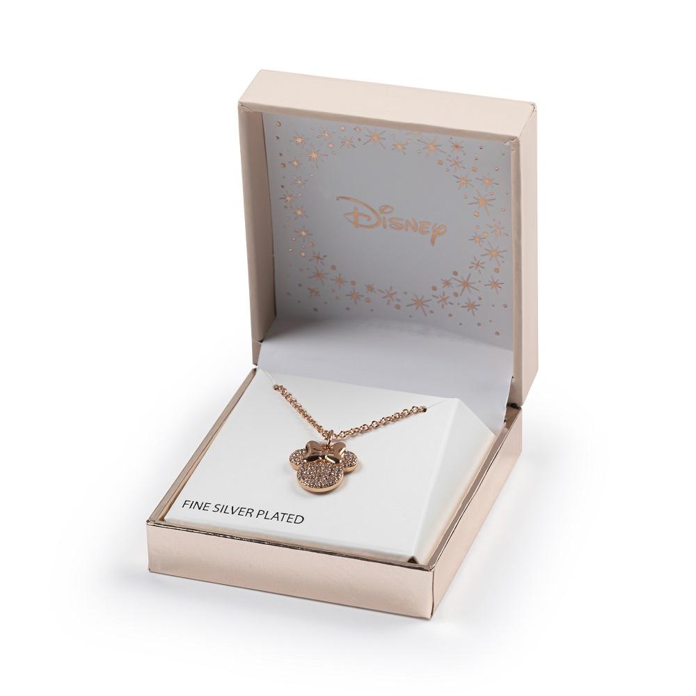 MINNIE - Rose Gold - Necklace in Silver Brass Plated