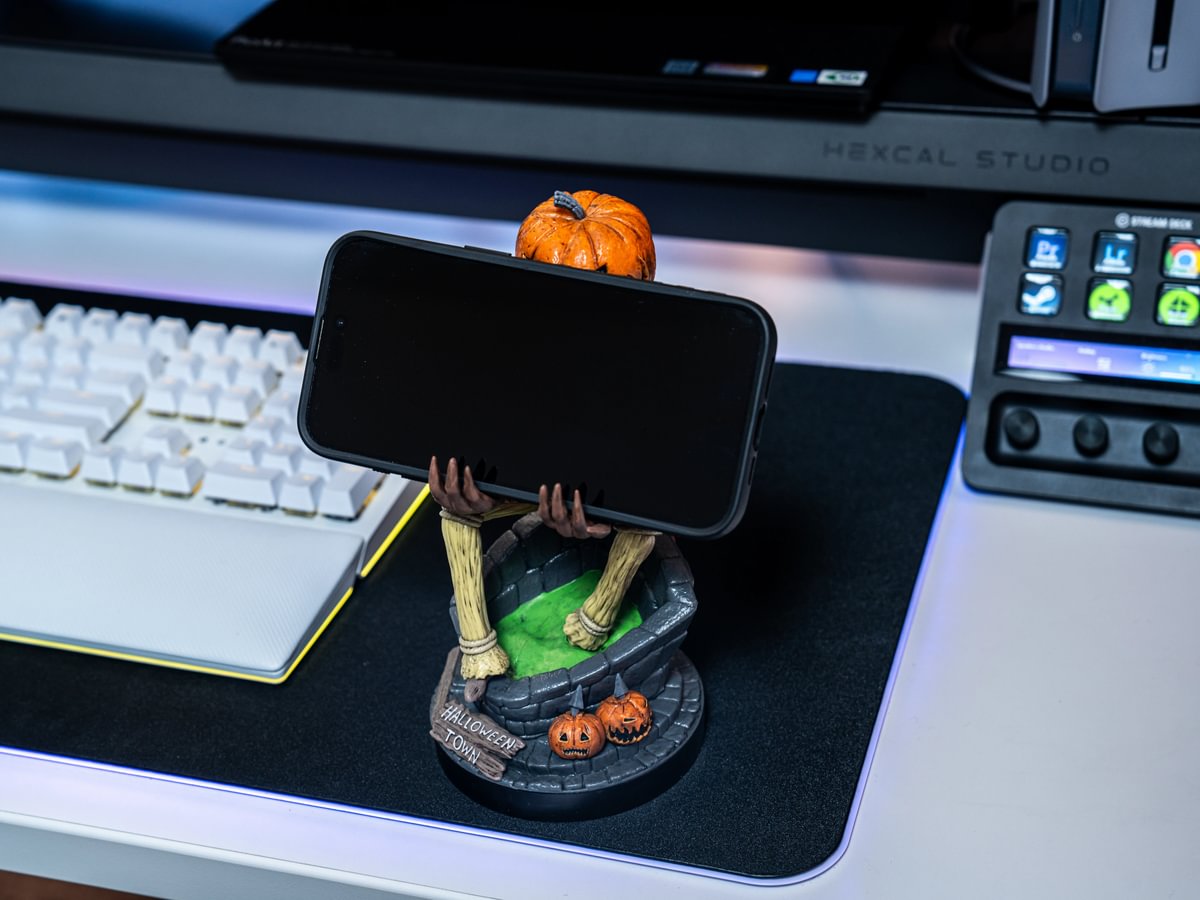 NIGHTMARE BEFORE XMAS - Pumpkin - Controller & Phone Support - 20cm
