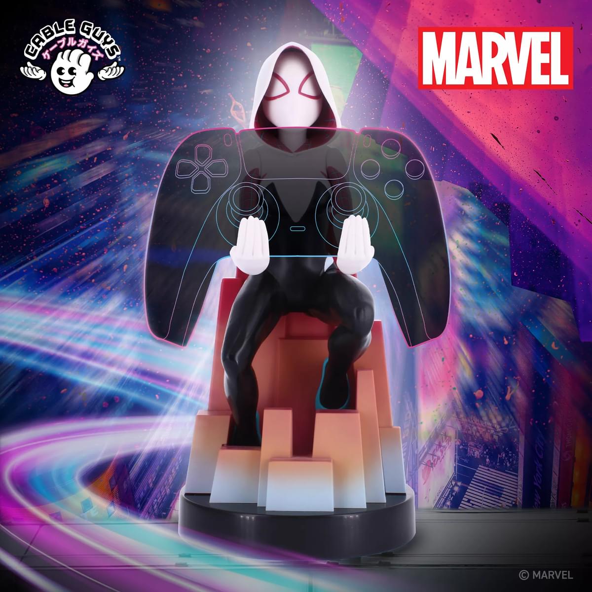 SPIDER-MAN - Ghost-Spider - Controller & Phone Support - 20cm