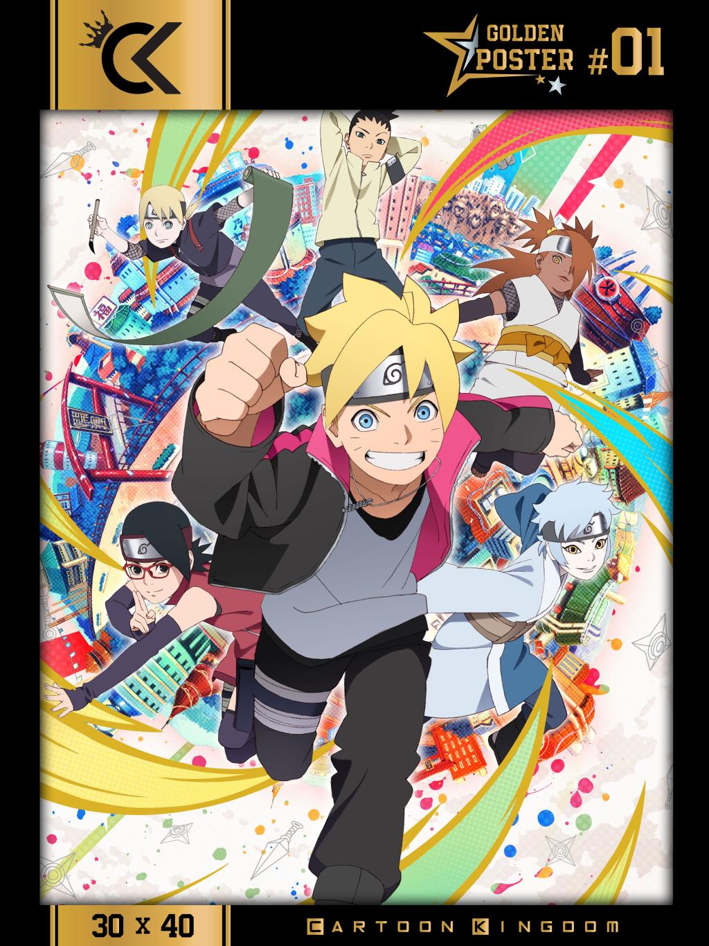 BORUTO - Golden Poster 30x40cm