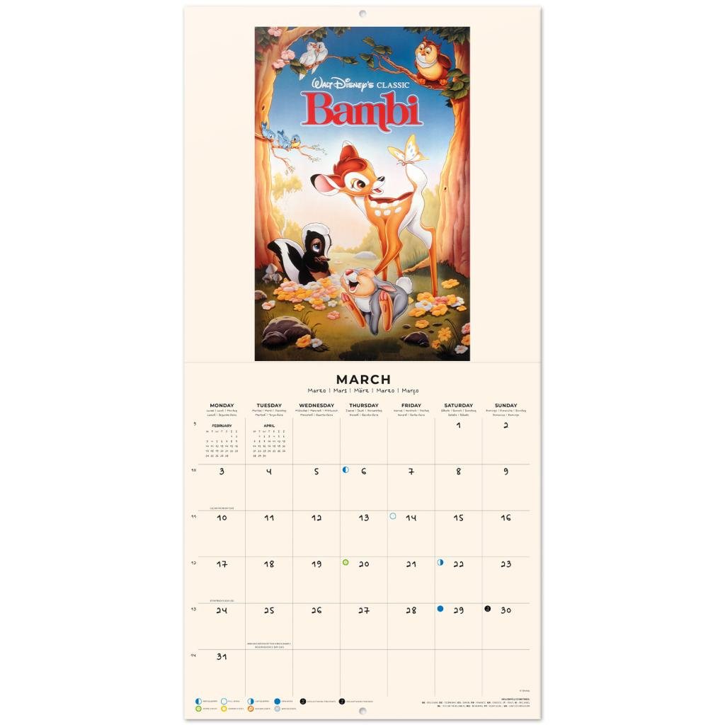 DISNEY - Classics - Wall Calendar 2025