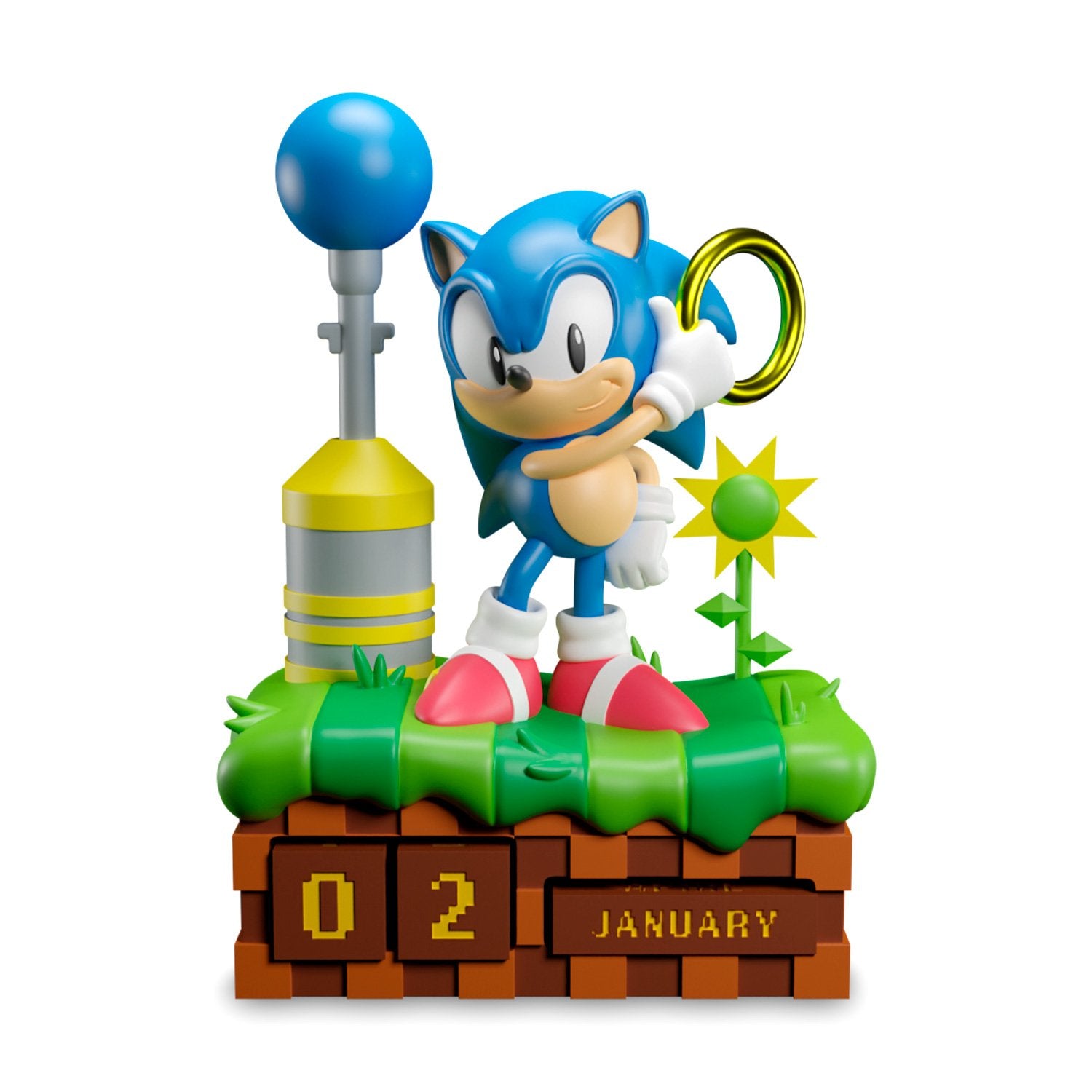 SONIC - Resin 3D Perpetual Calendar
