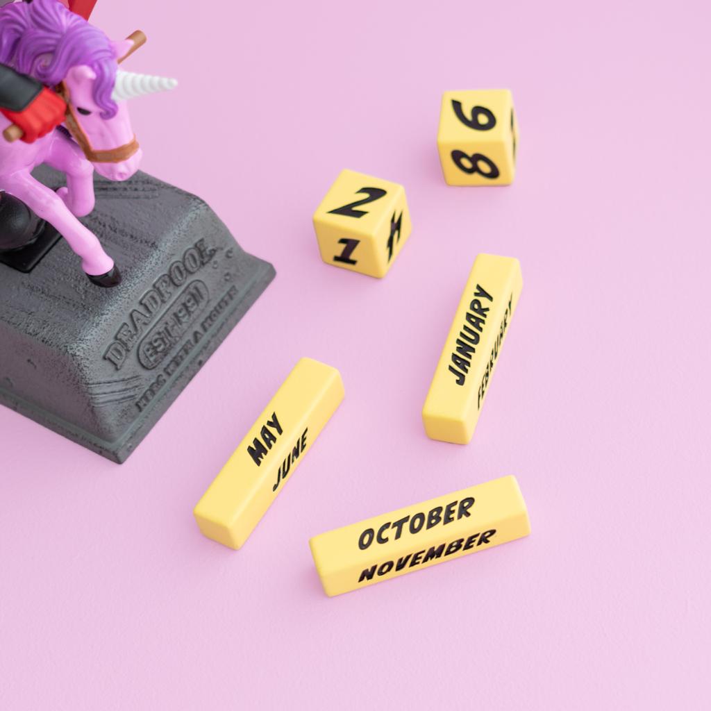 DEADPOOL - Unicorn - Resin 3D Perpetual Calendar