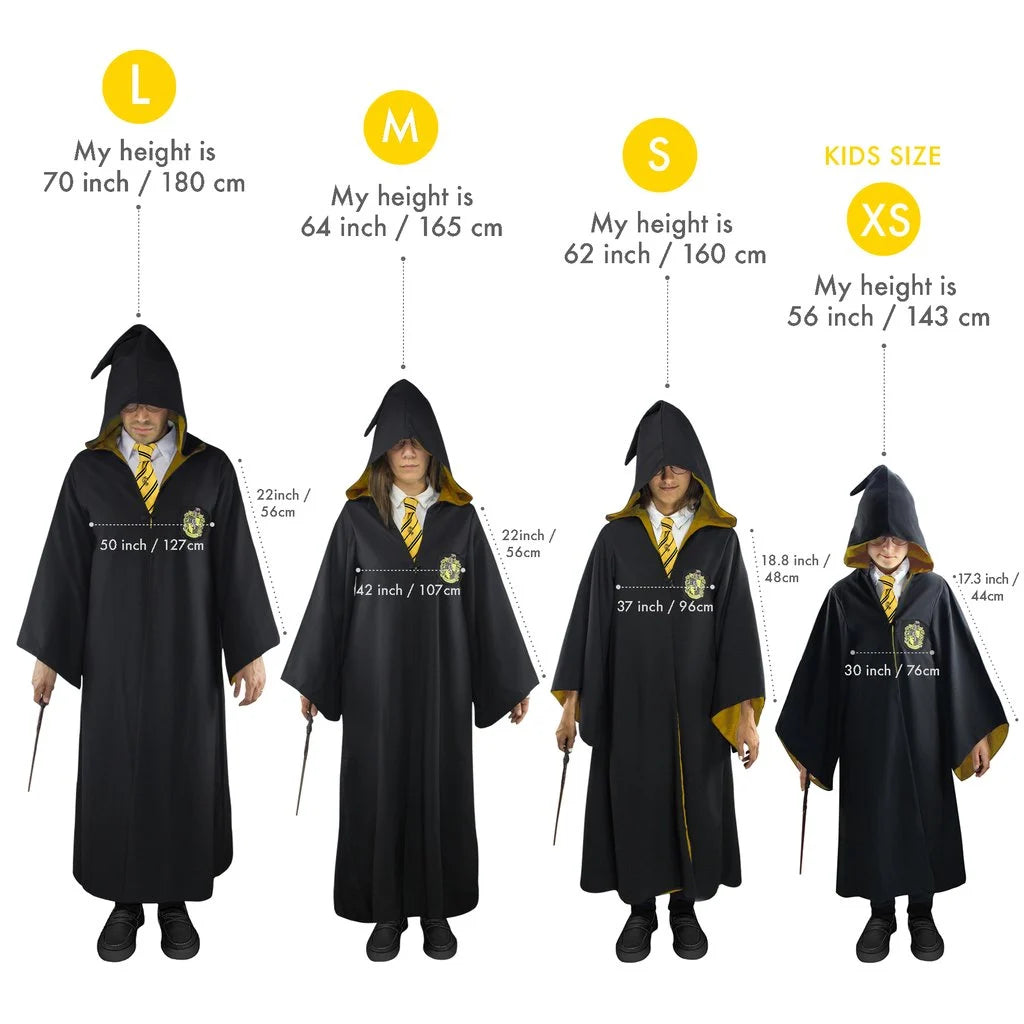 HARRY POTTER - Wizard Rode Cloak Hufflepuff (S)