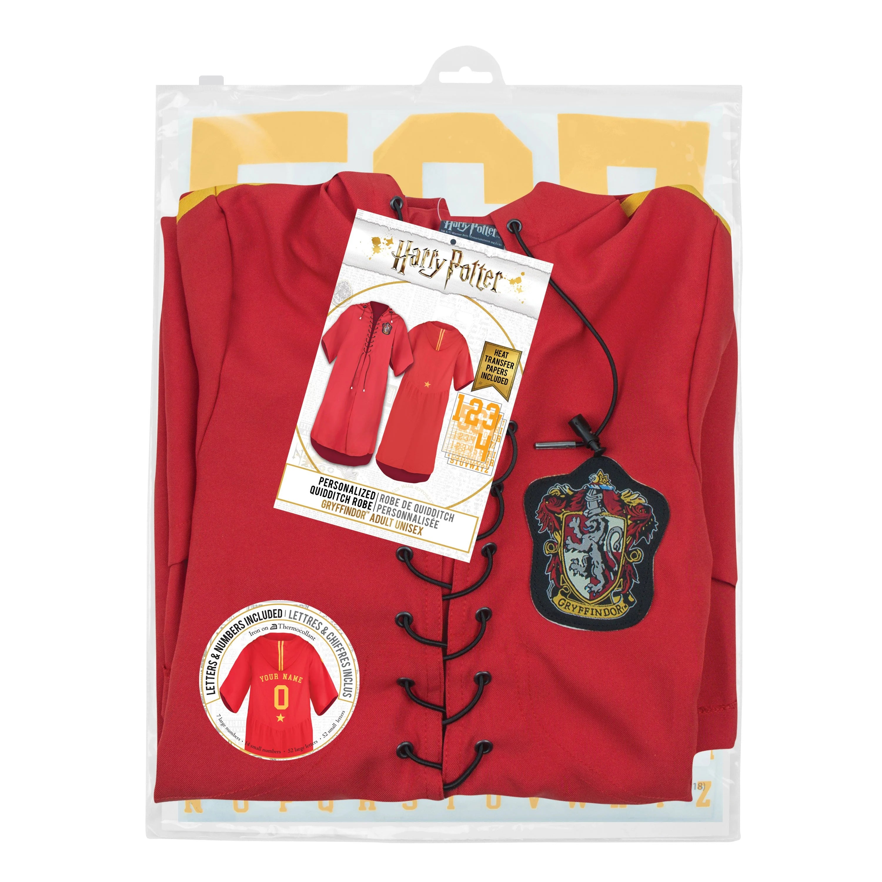 HARRY POTTER - Personalised Gryffindor Quidditch Kids Robe