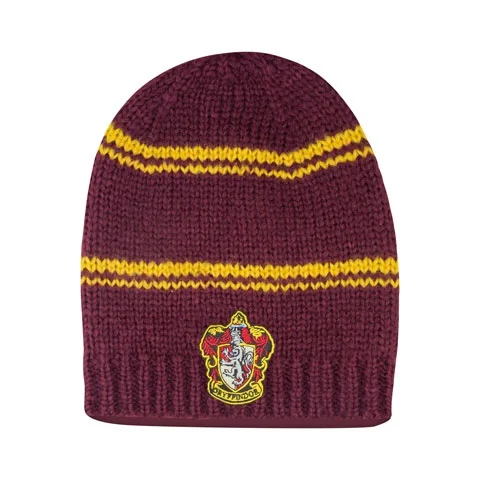 HARRY POTTER - Long Slouchy Beanie Gryffindor Purple and Gold