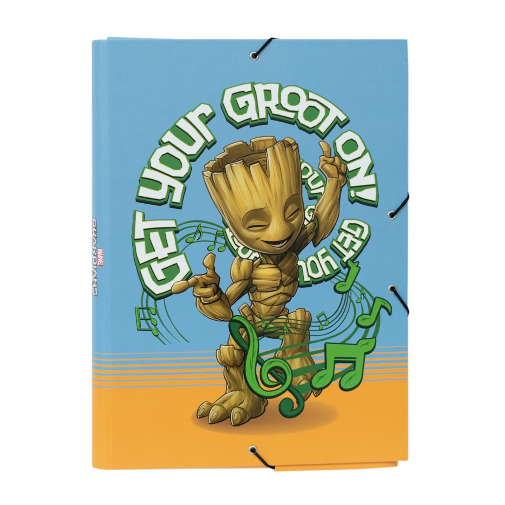 GROOT - A4 Premium Binder with Flaps & Elastic Band