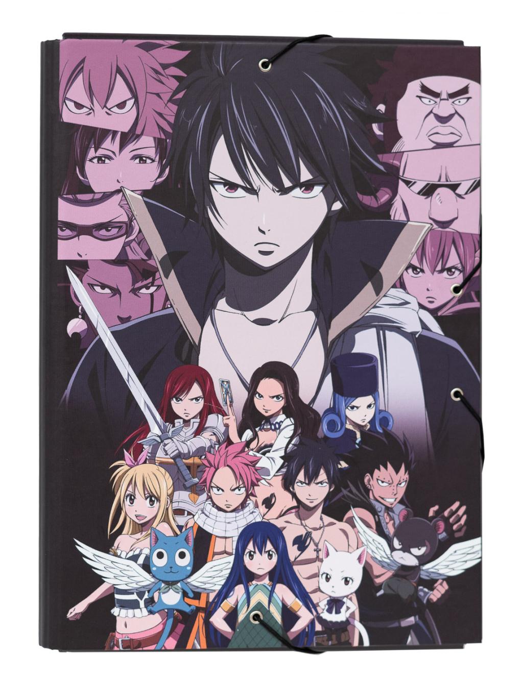 FAIRY TAIL - A4 Premium Binder with Flaps & Elastic Band