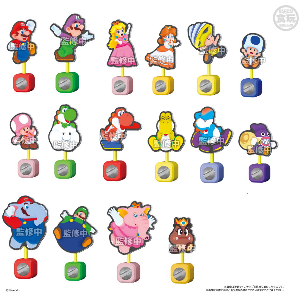 SUPER MARIO BROS. WONDER - Assortiments 16 Panel Clip Stand 8cm