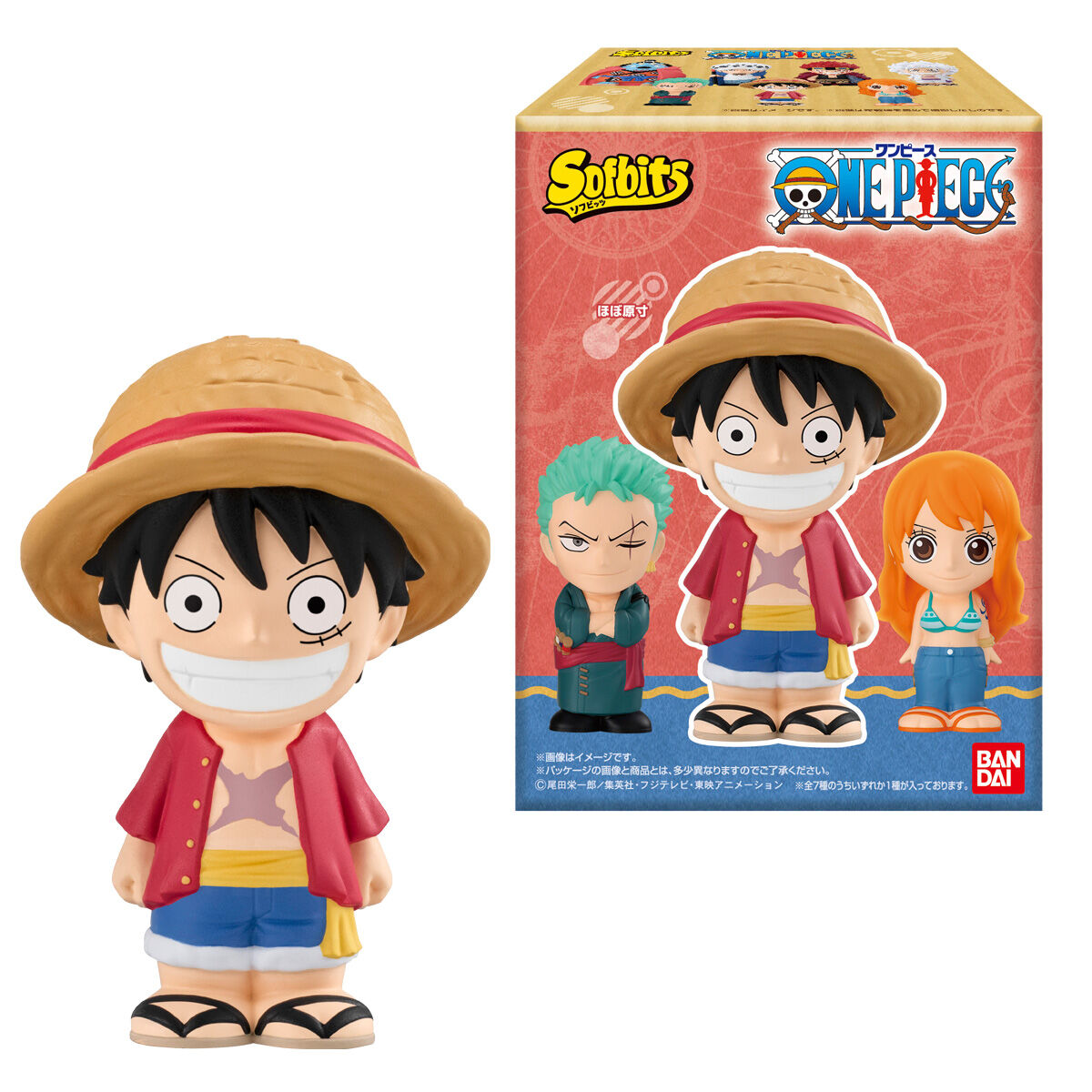 ONE PIECE - Assortiments 10 Figures Sofbits 10.5cm