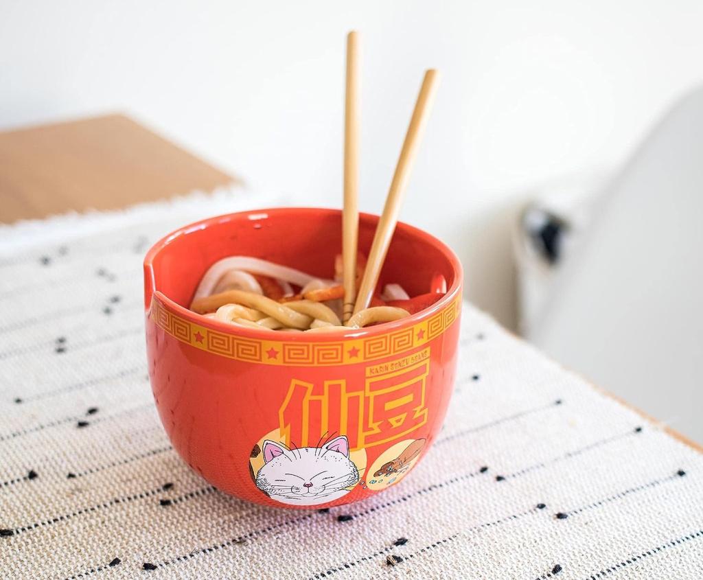 DRAGON BALL - Ramen Bowl with Chopstick 470ml - Red Cat