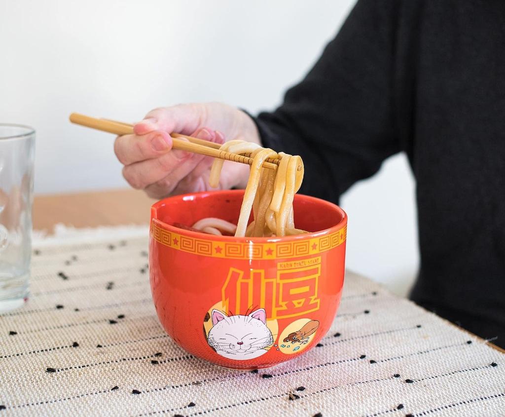 DRAGON BALL - Ramen Bowl with Chopstick 470ml - Red Cat