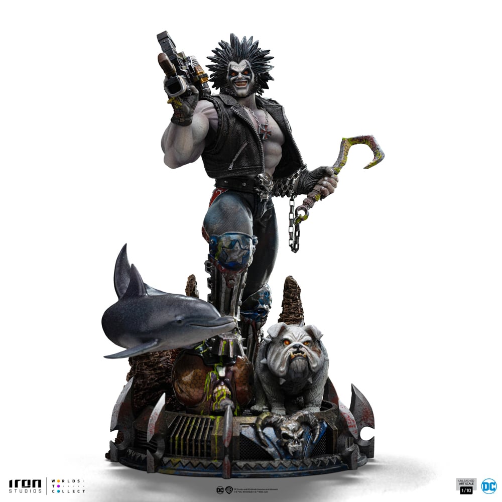 DC - Lobo - Statuette Unleashed Art Scale 1/10 24.68cm