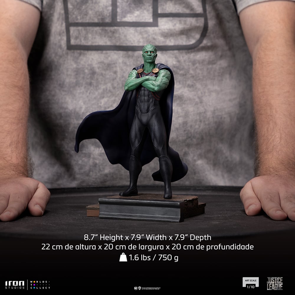SNYDER JUSTICE LEAGUE -Martian Manhunter -Statuette ArtScale 1/10 22cm