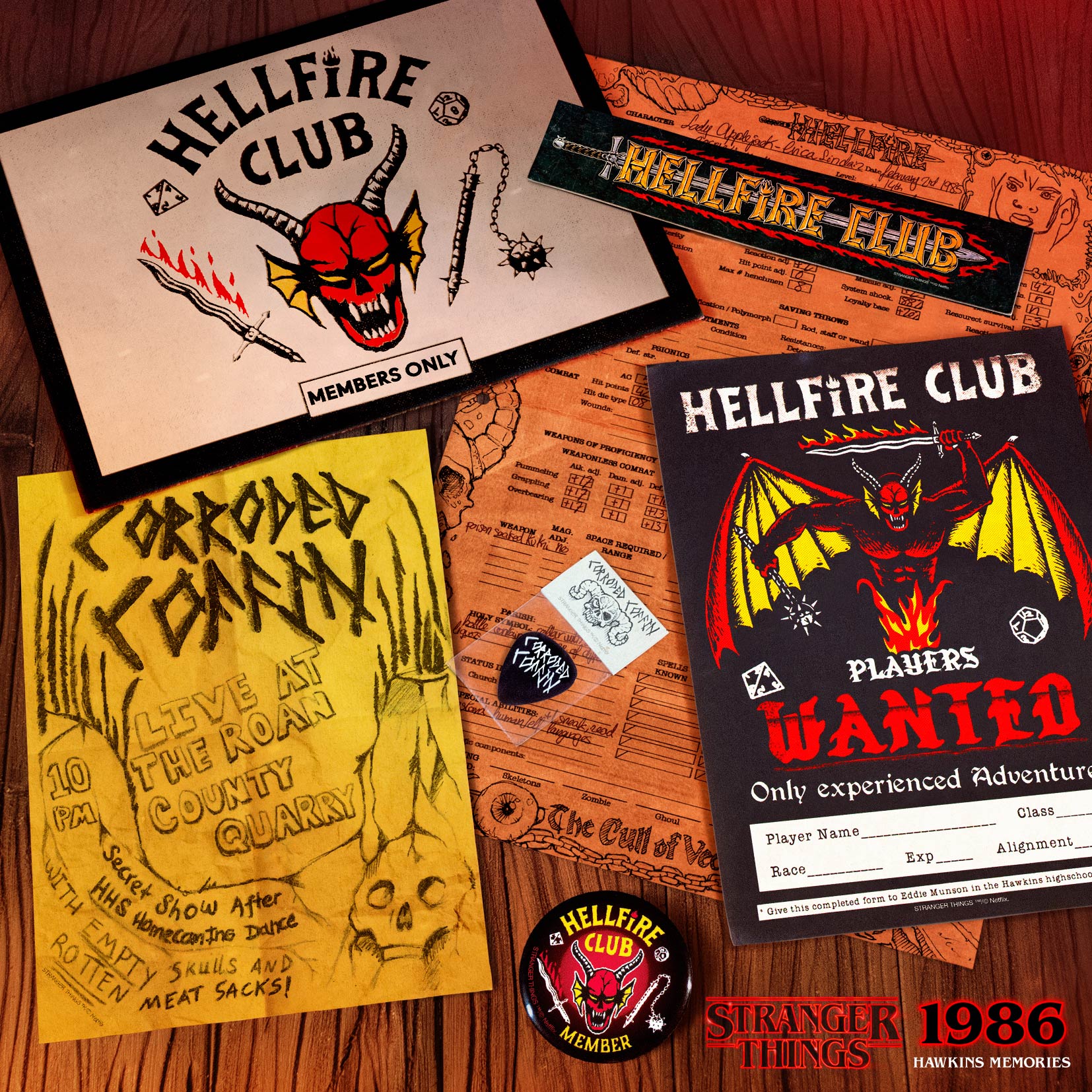 STRANGER THINGS - Hawkings Memories Box - Vecna's Curse Edition UK