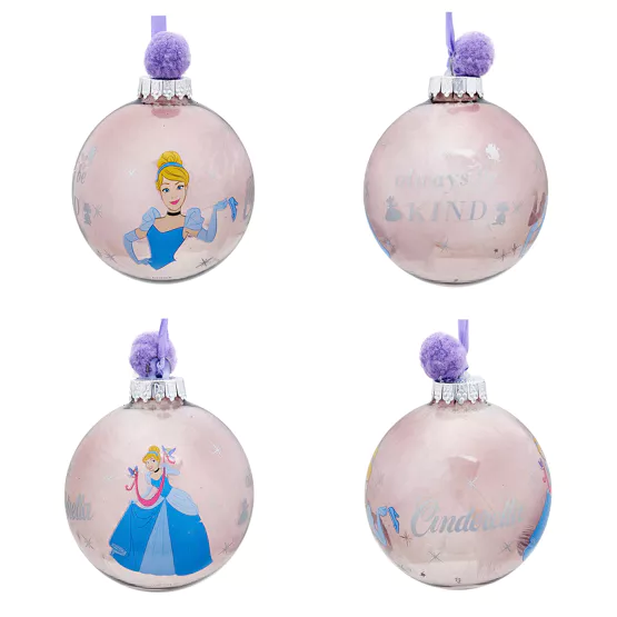 PRINCESS - Set of 7 Xmas Baubles