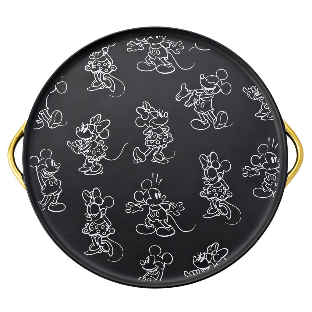 MICKEY & MINNIE - Shapes - Black&White - Tray with Handles