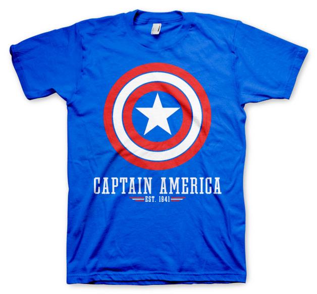 CAPTAIN AMERICA - Blue - T-Shirt (M)