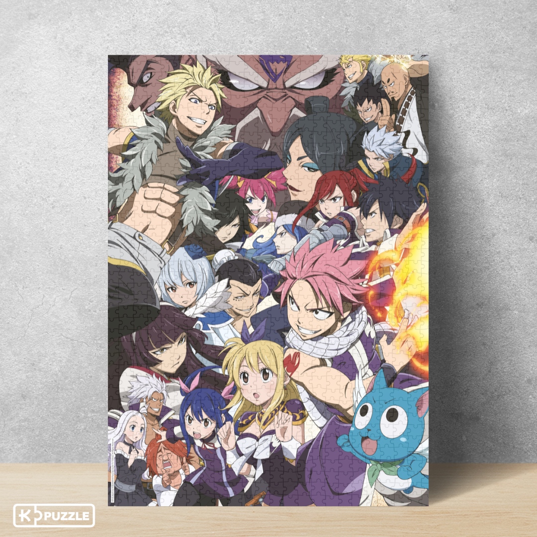 FAIRY TAIL - Poster + Puzzle 1000pcs