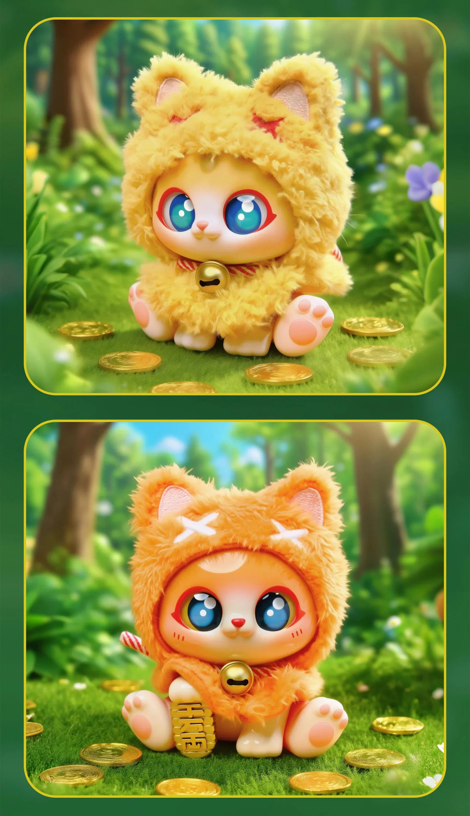 PICOCO - Lucky Kitty Cape Series BLIND BOX (6pcs) - 10cm