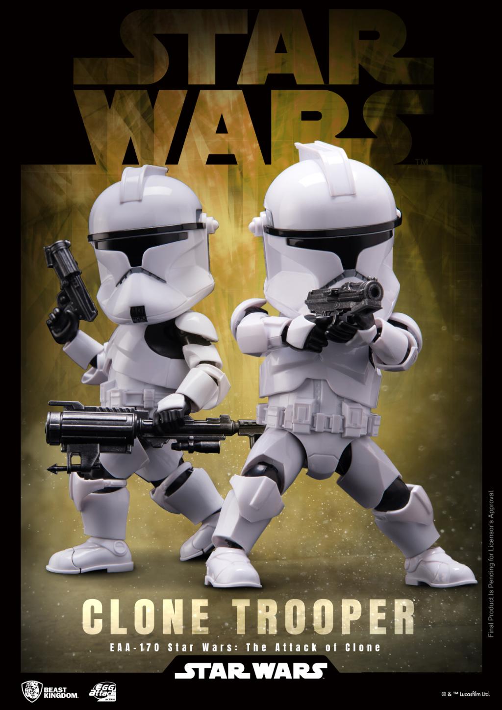 STAR WARS - Clone Trooper - Figure Egg Attack Action 16.5cm
