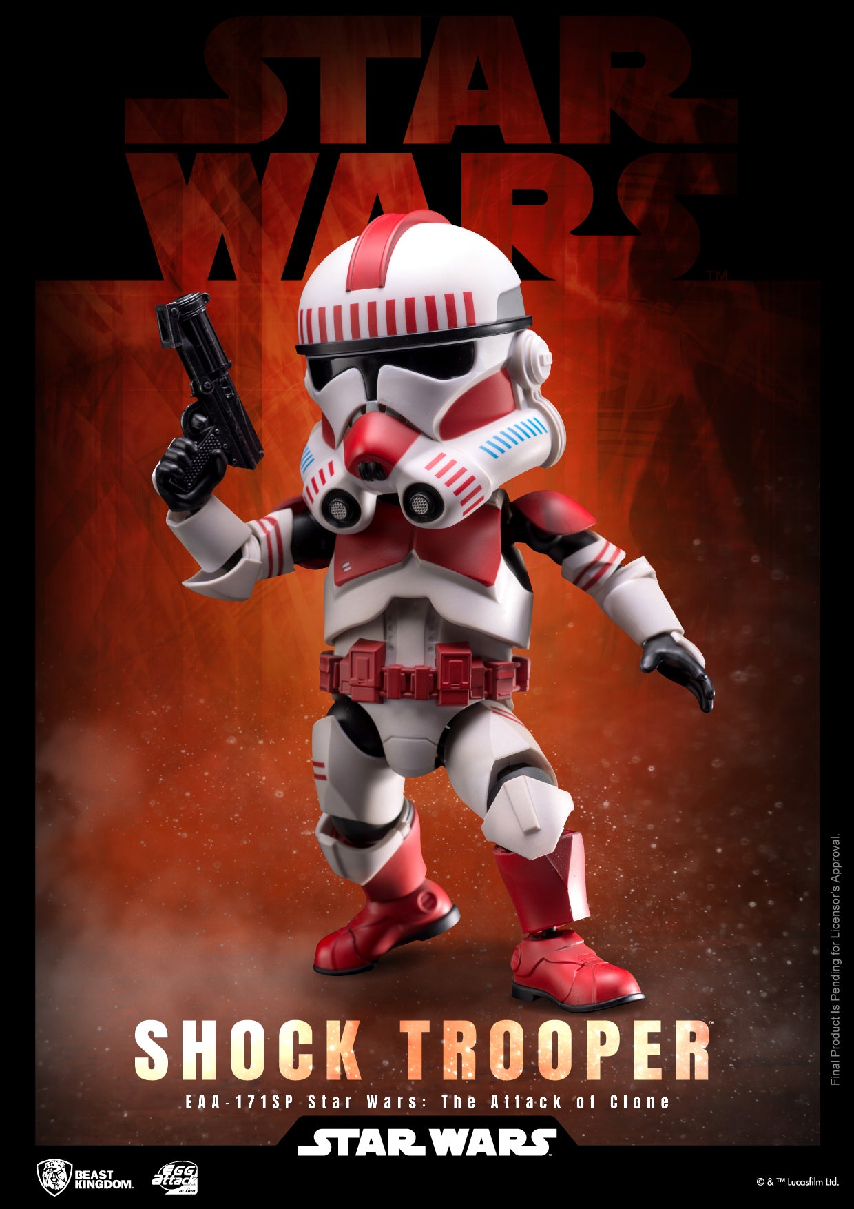 STAR WARS - Shock Trooper - Figure Egg Attack Action 16.5cm