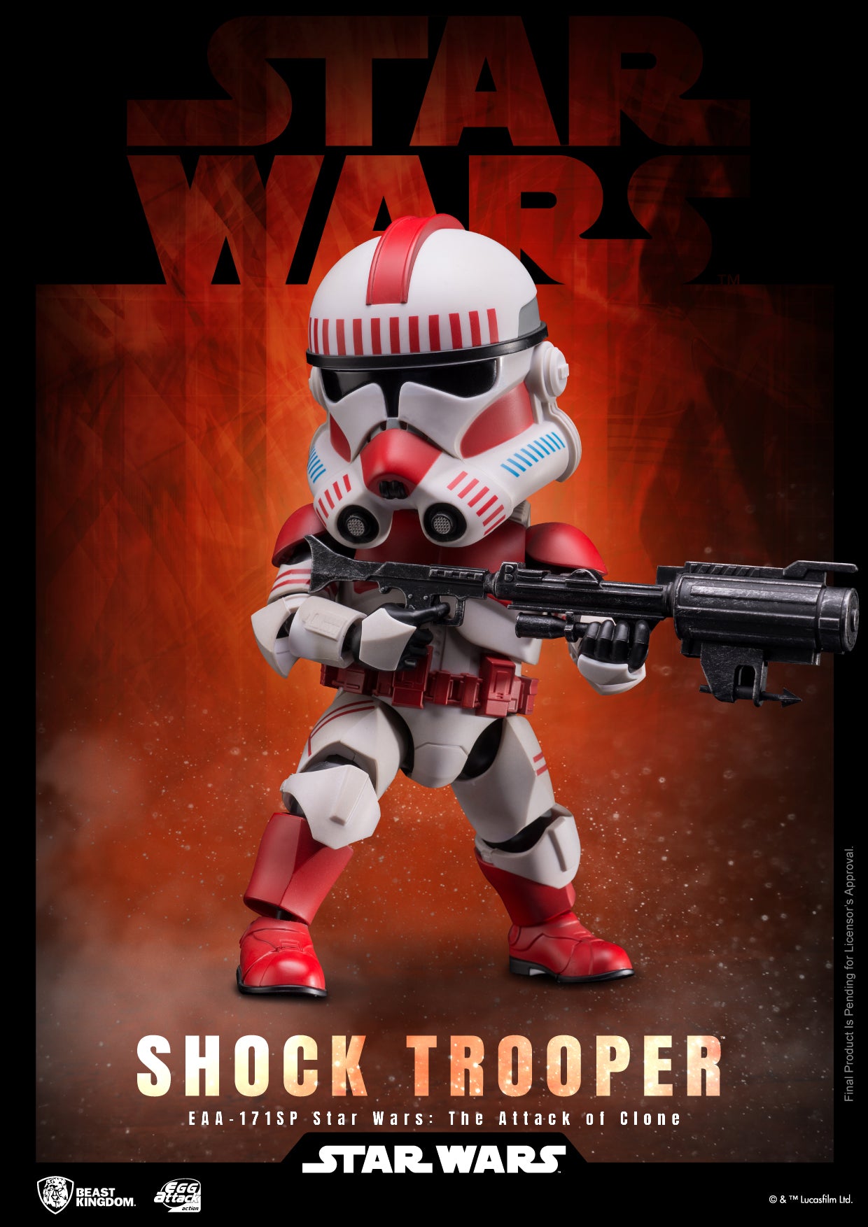 STAR WARS - Shock Trooper - Figure Egg Attack Action 16.5cm