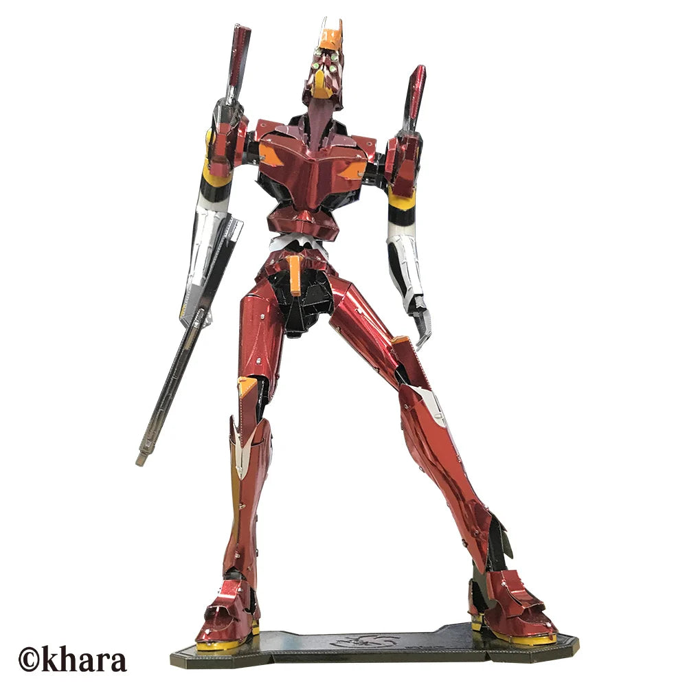 EVANGELION - Unit 02 - Metallic Nano Puzzle 16.5cm