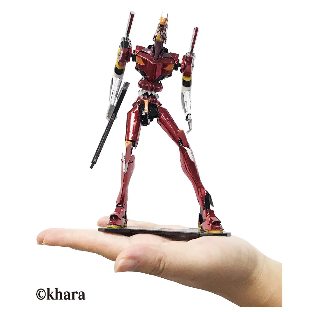 EVANGELION - Unit 02 - Metallic Nano Puzzle 16.5cm