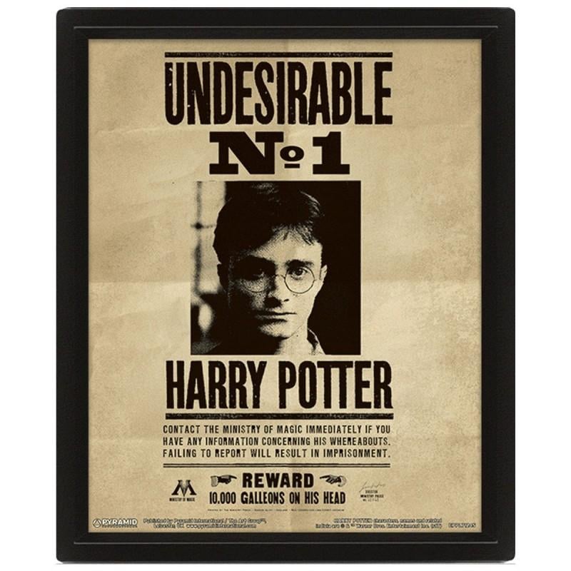 HARRY POTTER - 3D Lenticular Poster 26X20 - Potter / Sirius