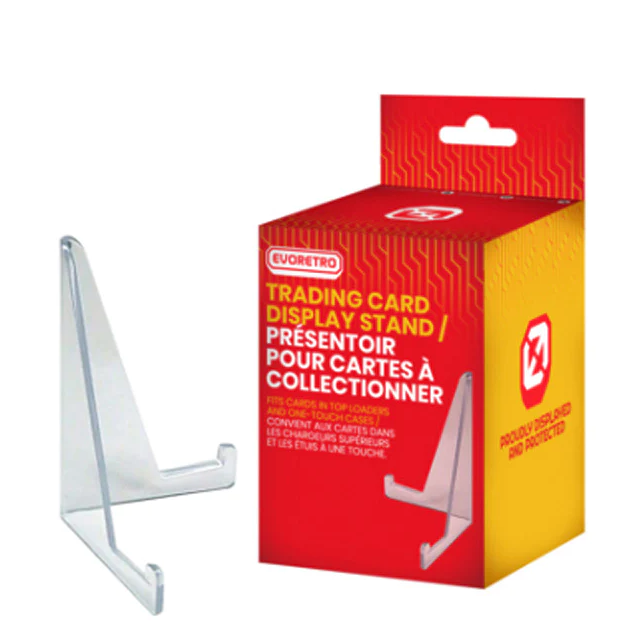 EVORETRO - Card Display Stand 35-260PT Clear Durable Stand 5-Pack