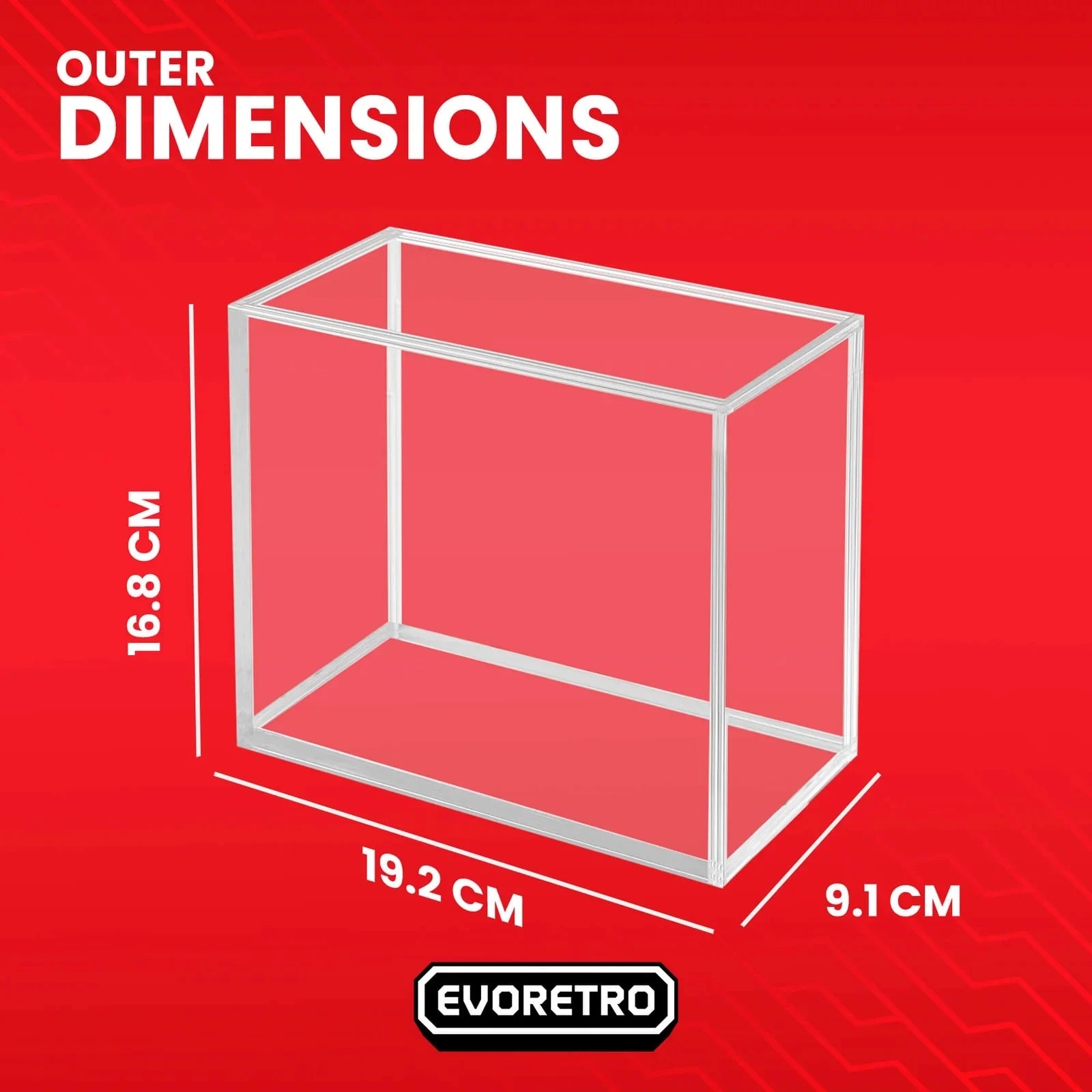 EVORETRO - Acrylic Protection ETB Elite trainer box w/ Magnet 1pcs