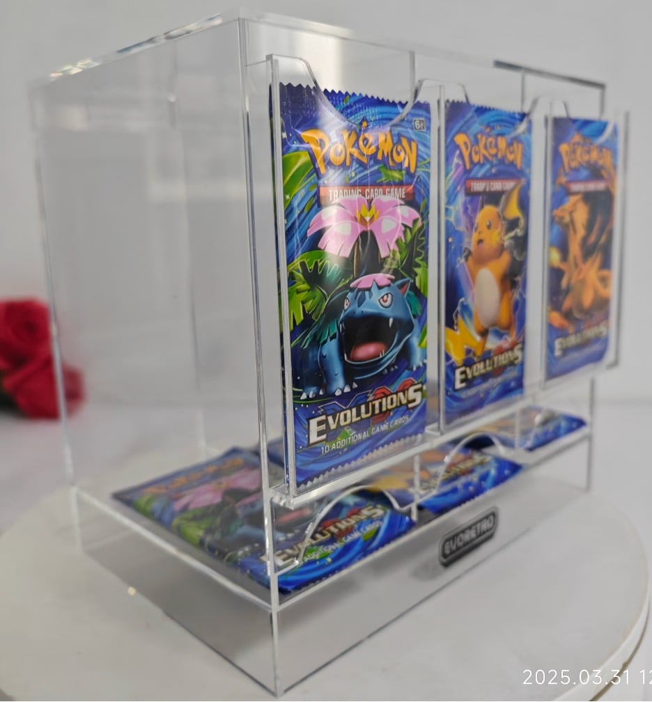 EVORETRO - Acrylic Booster has three slots