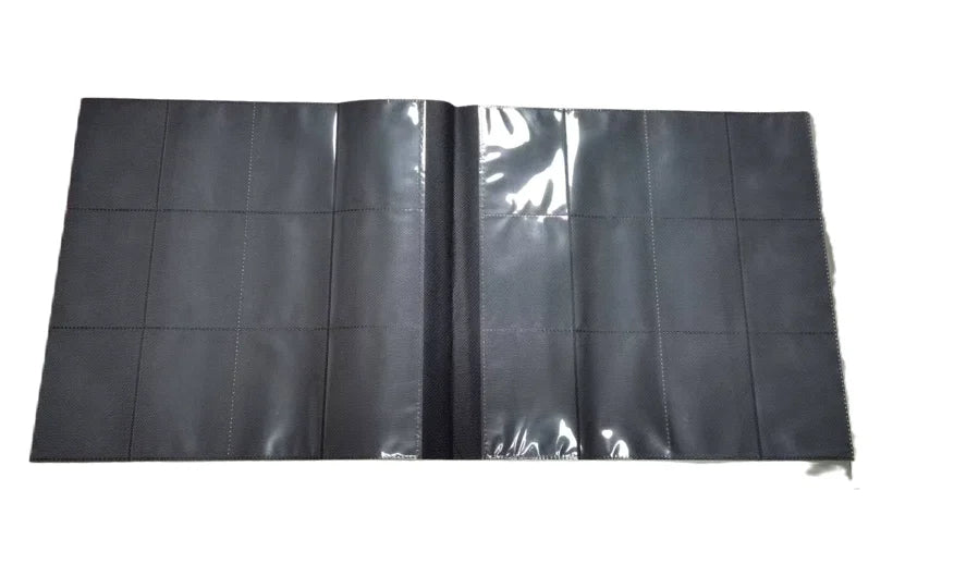 EVORETRO - Regular card binder with zipper 4x3 - Black