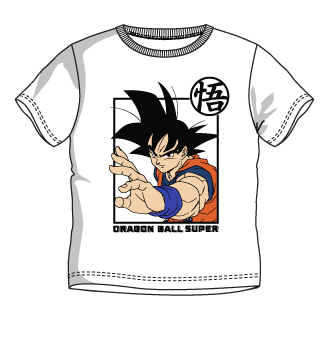 DRAGON BALL SUPER - Goku - Unisex T-Shirt White (4 Years)