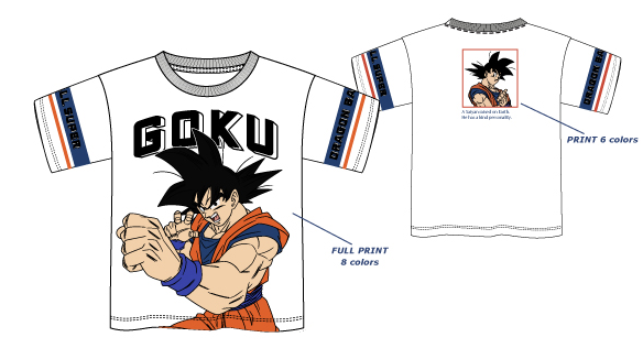 DRAGON BALL - Goku - Unisex T-Shirt White (4 Years)