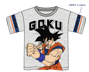 DRAGON BALL - Goku - Unisex T-Shirt Grey (4 Years)