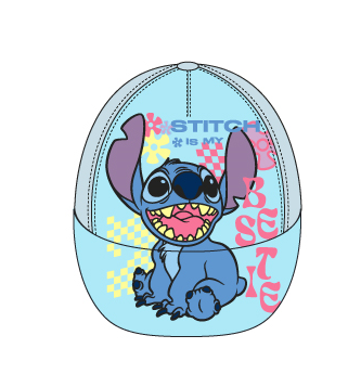 LILO & STITCH - Stitch is my bestie - Kids Blue Cap 54cm