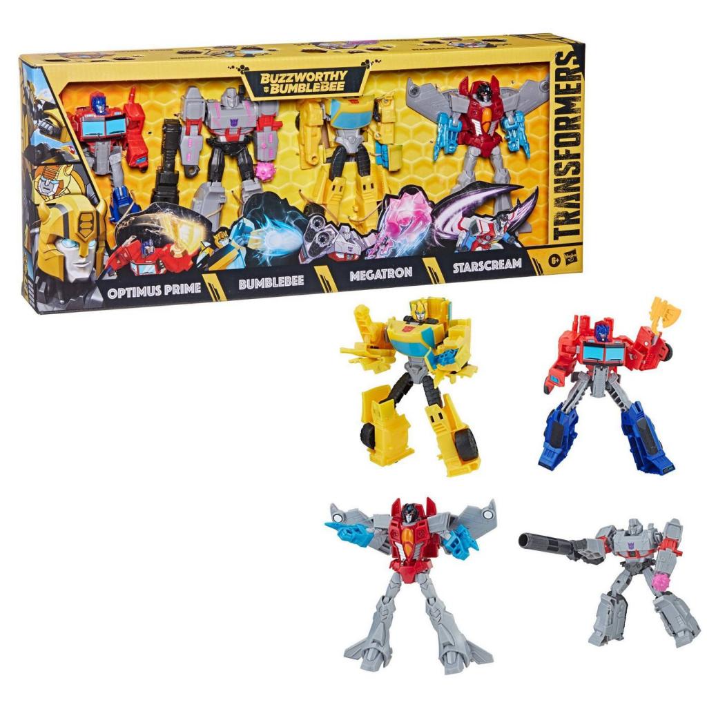 TRANSFORMERS - Buzzworthy Bumblebbe Warrior Pack 4 - Figure Hasbro