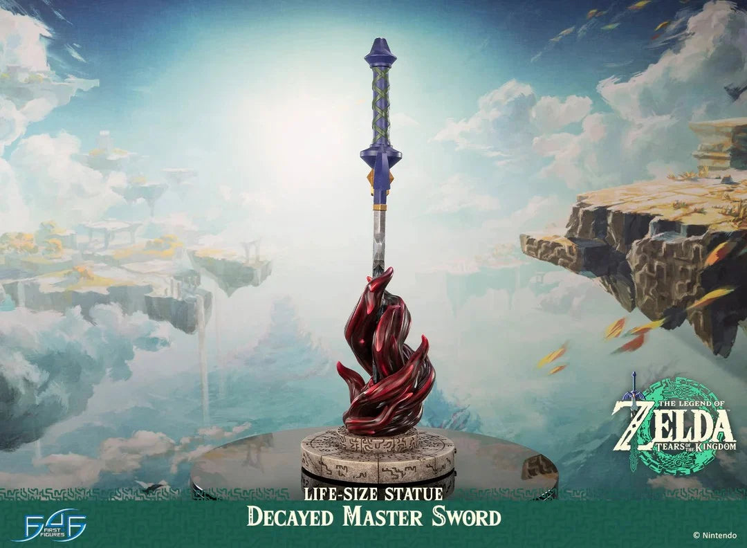 ZELDA TEARS OF THE KINGDOM - Decayed Master Sword - Statue 1/1 71cm